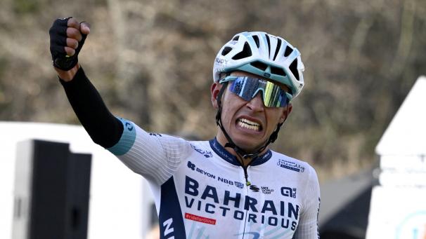 <p>Triumphator: Santiago Buitrago gewann die erste Bergankunft bei Paris-Nizza.</p>