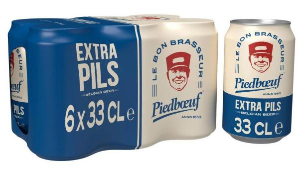 <p>Das Bier wird unter anderem in 33cl-Dosen angeboten.</p>