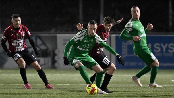 <p>Trotz einiger Chancen: Die Union Kelmis trifft am Samstagabend das Tor nicht.</p>