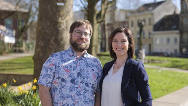<p>Fabienne Colling und Pascal Collubry bilden gemeinsam die Doppelspitze von Ecolo Ostbelgien. Ein Modell, dass sie nicht als überholt bewerten, sondern im Gegenteil sogar als „zukunftsweisend“.</p>