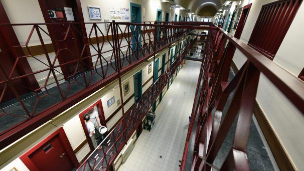 <p>Blick auf das Gefängnis von Antwerpen</p>