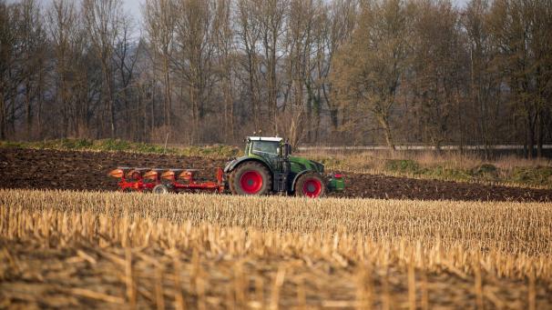 <p>Ein Traktor mit einem Pflug pflügt ein Feld: Für (angehende) Traktorfahrer fallen mit der neuen Vereinbarung einige Hürden.</p>