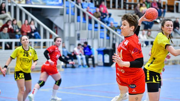 <p>Mit Laura Michel auf der Platte besiegte die KTSV Eupen Sprimont.</p>