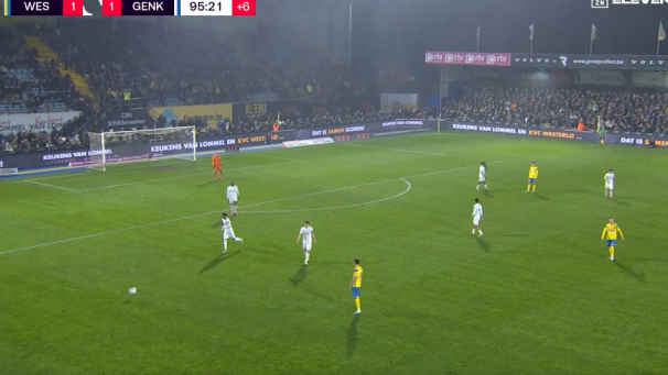 <p>Westerlo und Genk ließen die Zeit im wahrsten Sinne des Wortes von der Uhr laufen.</p>