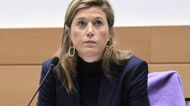 <p>Innenministerin Annelies Verlinden am Mittwoch in der Kammer</p>