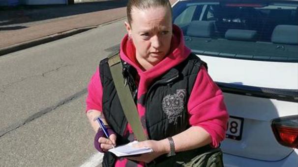 <p>Tamara Carnol kümmert sich ab sofort um die Kelmiser Falschparker.</p>