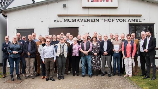 <p>Der Blutspendedienst des Roten Kreuzes Amel dankte seinen treuen Spendern.</p>