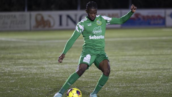 <p>Um ein Haar hätte Aristote Lufuankenda am Samstag mit Verviers gegen Kelmis gespielt.</p>