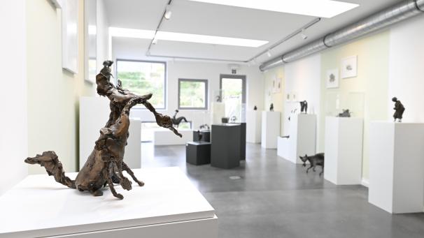 <p>Einen Querschnitt durch die verschiedenen Schaffensphasen von Wolfgang Binding präsentiert das Eupener Stadtmuseum bis zum 12. Mai im Rahmen einer Sonderausstellung.</p>