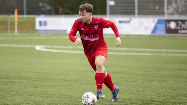 <p>Gino Zimmer schoss die Eupener wieder auf Tabellenplatz zwei.</p>