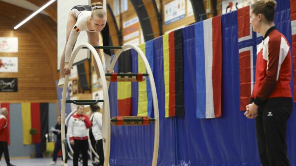 <p>Über das Wochenende verteilt kamen rund 250 Turnerinnen und Turner nach Eupen.</p>