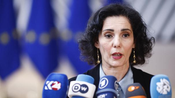 <p>Außenministerin Hadja Lahbib</p>