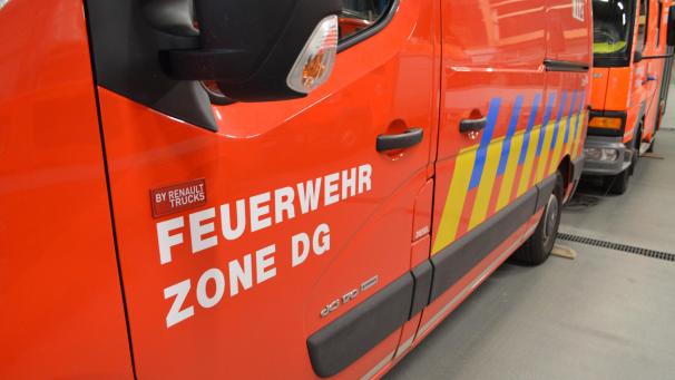 <p>Die Feuerwehr rückte nach Crombach aus.</p>