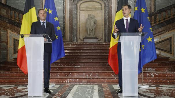 <p>Paul Magnette (links) und Alexander De Croo (rechts) zeigen sich kompromissbereit.</p>