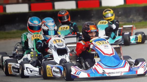 <p>Stark unterwegs in Mariembourg: Anthony Bongartz.</p>