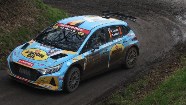 <p>Cedric Cherain (Hyundai) hat 2024 bereits die Haspengouw-Rallye gewonnen.</p>