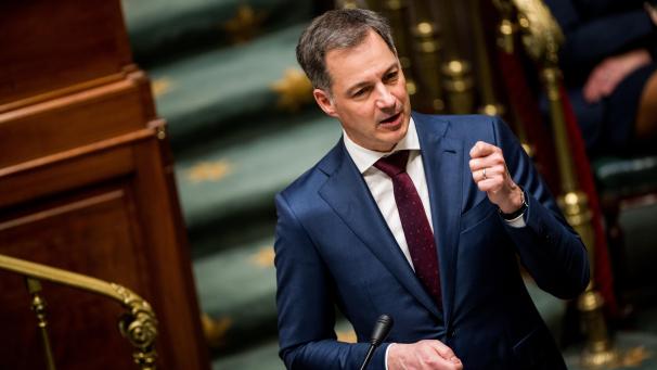 <p>Alexander De Croo in der Kammer</p>