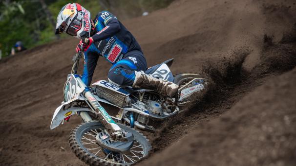 <p>Der belgische Motocross-Fahrer Lucas Coenen ist in Form.</p>