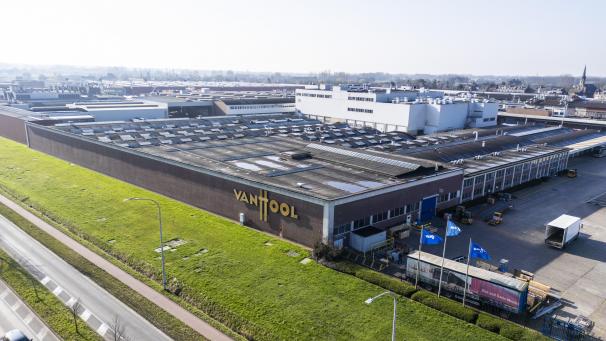 <p>Das Montagewerk von Busbauer Van Hool in Lier.</p>