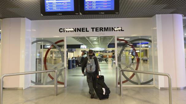 <p>Ein Blick auf das Channel Terminal im Brüsseler Südbahnhof</p>