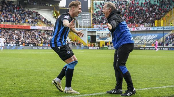 <p>Michal Skoras freut sich über seinen Treffer zum zwischenzeitlichen 2:0.</p>