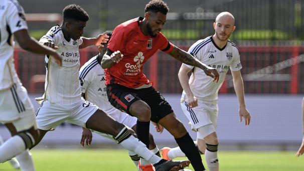 <p>Lorenzo Youndje stand am Samstag in der Startelf der AS Eupen.</p>