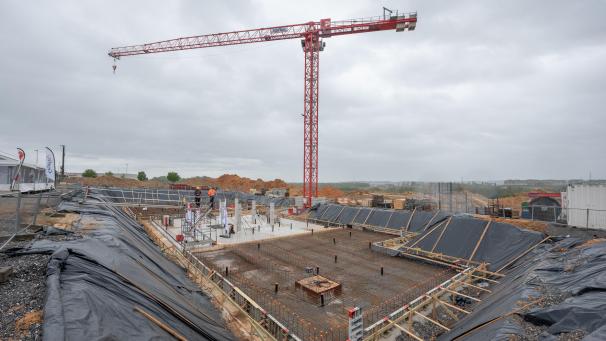 <p>Ein Blick auf die Baustelle</p>