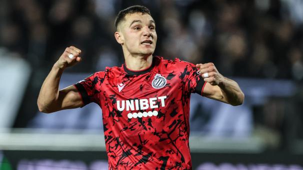 <p>Ferran Jutgla schoss Brügge am Donnerstag ins Halbfinale der Conference League.</p>