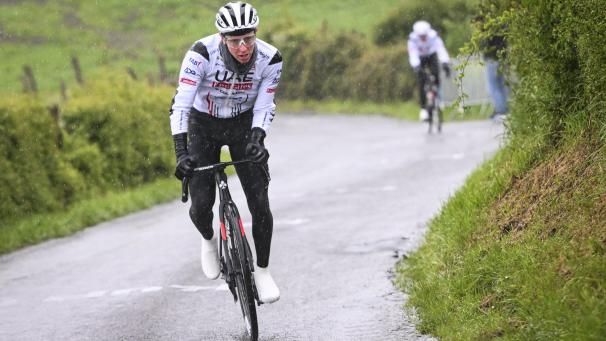 <p>Tadej Pogacar am Freitag: Der Slowene ist Topfavorit auf den Sieg bei Lüttich-Bastogne-Lüttich.</p>