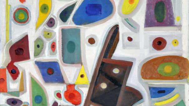 <p>„Les blancs sont des couleurs“ 1946 von Henri Jean Closon</p>