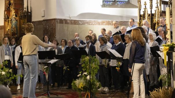 <p>Der Kgl. Cäcilien Gesangverein in Aktion</p>