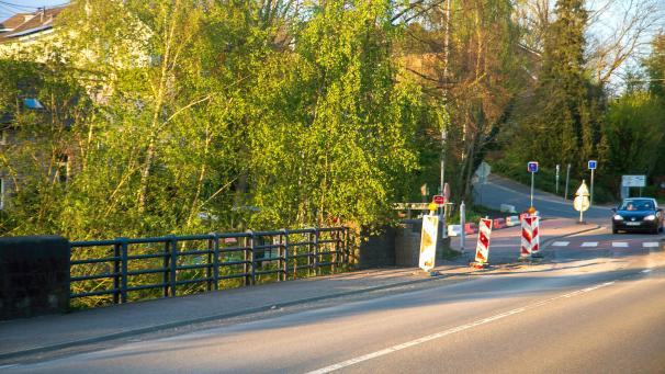 <p>Die Göhlbrücke an der Lütticher Straße wird bald repariert.</p>