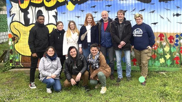 <p>Die Teilnehmer des Austauschprojektes.</p>