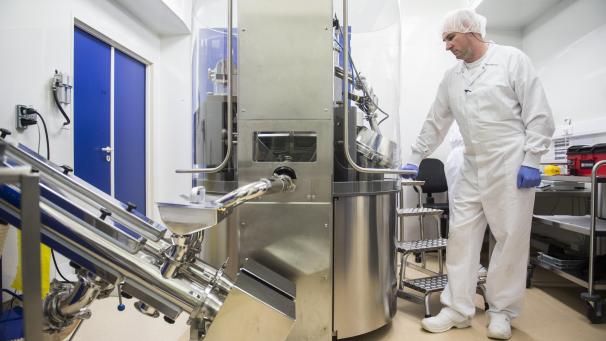 <p>Medikamentenproduktion in Marche-en-Famenne</p>