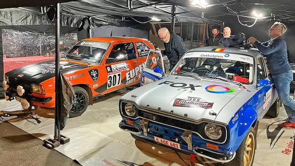 <p>Die beiden Teams des Old School Racing aus Eupen.</p>