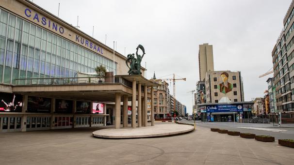 <p>Ein Blick von außen auf den Kursaal</p>