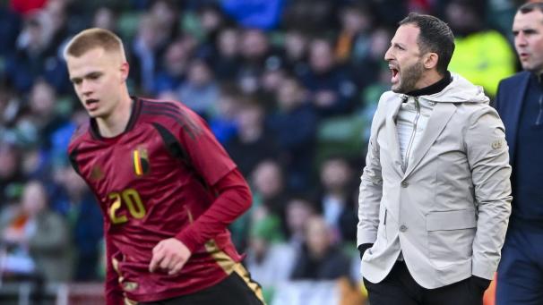 <p>Domenico Tedesco in Aktion</p>