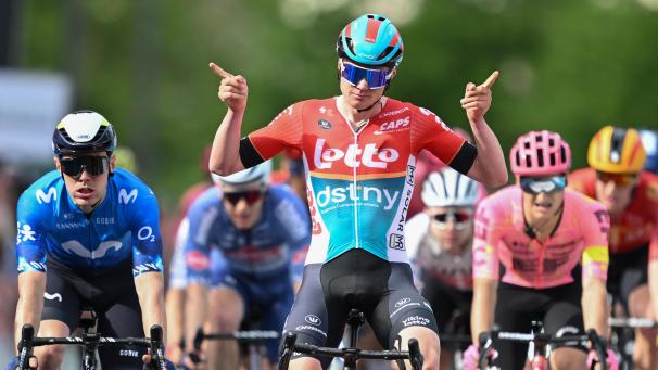 <p>Bereits zum 19. Mal gewinnt ein Belgier in Hessen: Maxim Van Gils triumphiert in Frankfurt.</p>