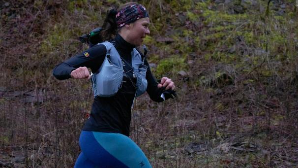 <p>Maaike De Langhe trainiert aktuell täglich für den Trail.</p>