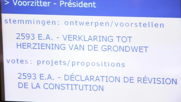<p>Sobald sich die Regierung geeinigt hat, stimmen auch Kammer (Bild) und Senat über eine Erklärung zur Verfassungsrevision ab.</p>