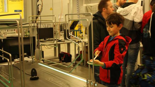 <p>Die Besucher der „Langen Nacht der Technik“ können am Samstag einiges ausprobieren.</p>