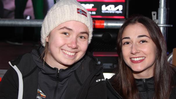 <p>Belgische Ladypower im Rallyesport: Lyssia Baudet und Pauline Denis (links).</p>