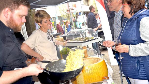 <p>David Stadler und Christine Moutschen sind nicht zum ersten Mal beim Frühlingsfest dabei, erstmals aber mit eigenem Restaurant.</p>