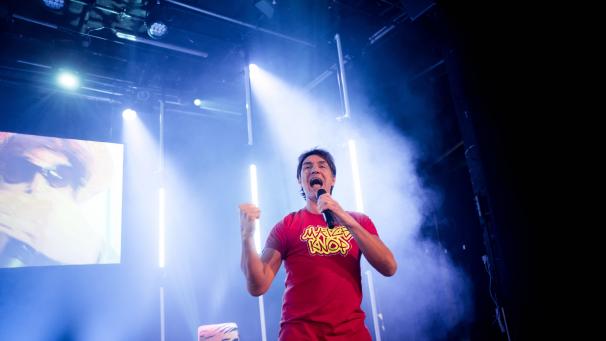 <p>„Mein Wunsch ist es, dass das Publikum befreit, fröhlich, locker und gespaßt nach Hause geht“, sagt Matze Knop.</p>