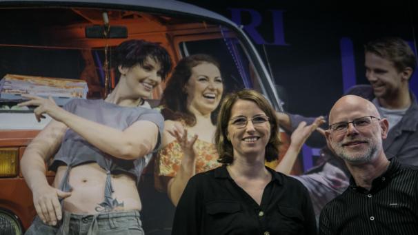 <p>Dramaturgin Maren Dupont und Intendant Tom Hirtz freuen sich auf die neue Saison im DasDa-Theater.</p>