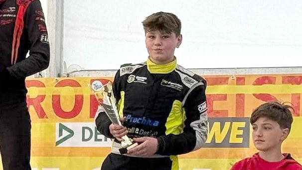 <p>Jordan Genten aus Weismes belegt in Seelow den dritten Platz.</p>