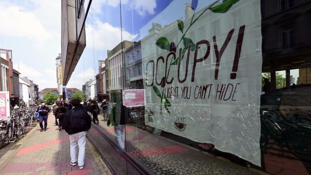 <p>Seit Montagnachmittag besetzen rund 100 Studenten einen Teilder Universität Gent.</p>
