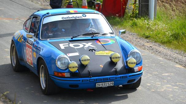<p>Das Team Bartholemy-Bartholemy bei der Legend Condroz Rally.</p>