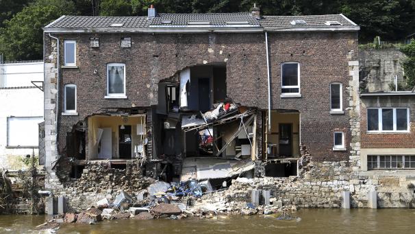 <p>Das Hochwasser hatte imm Juli 2021 unter anderem Pepinster verwüstet.</p>