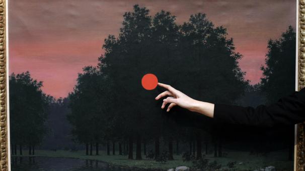 <p>Dieses Kunstwerk von René Magritte wurde versteigert.</p>